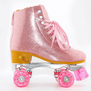 Revel Adults' Cotton Candy Glitter Quad Skates