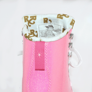 Revel Kids’ Hot Pink Glitter Quad Skates