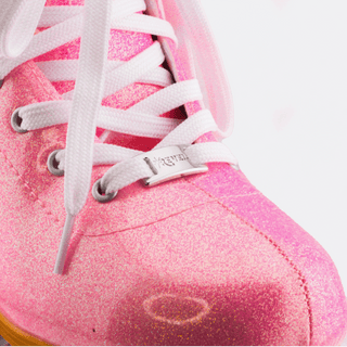 Revel Kids’ Hot Pink Glitter Quad Skates